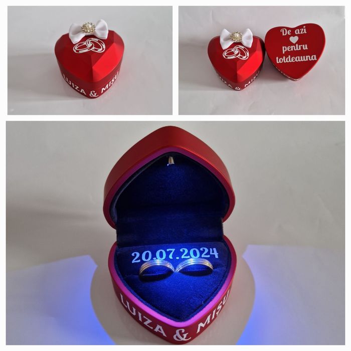 Cutii verighete personalizate