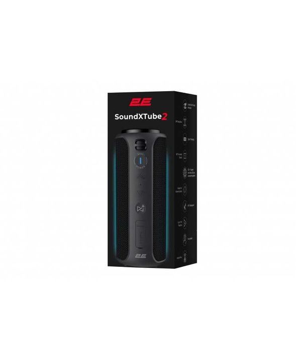 } Колонка 2E SoundXTube2 TWS Black