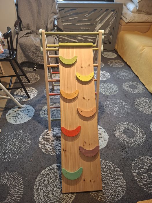 Cadru de cățărare pliabil cu tobogan