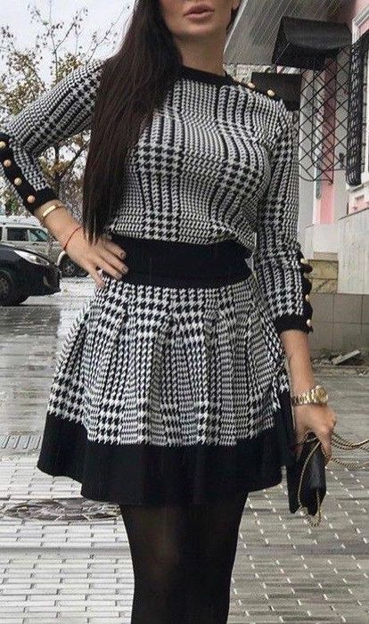 Твидовое платье высшего качества