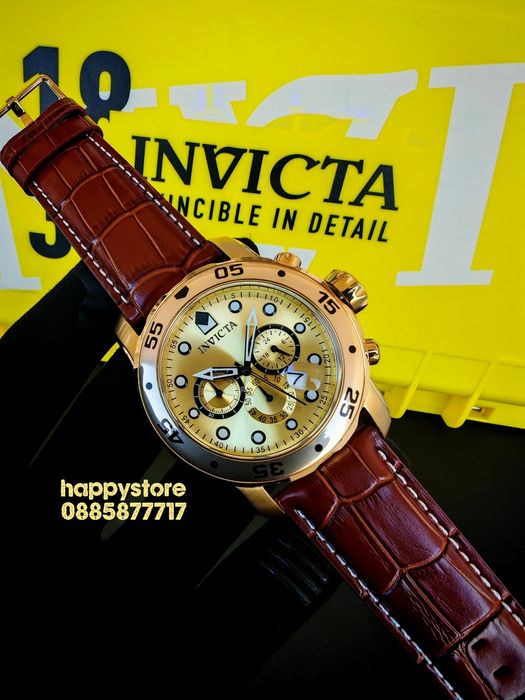 INVICTA Diver Regal Gold 48 mm, Инвикта нов ръчен часовник