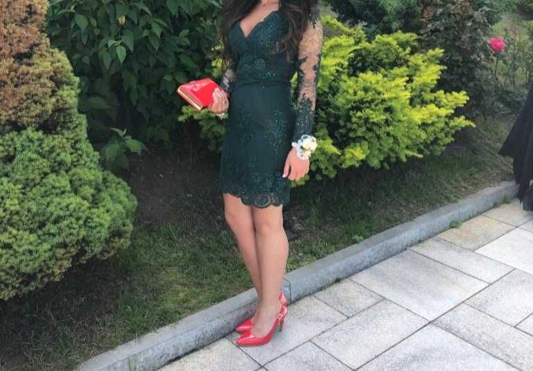 Rochiță scurtă verde