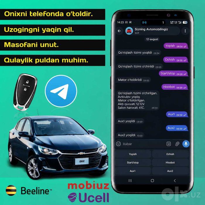 Onixingizni Telegram orqali nazorat qiling