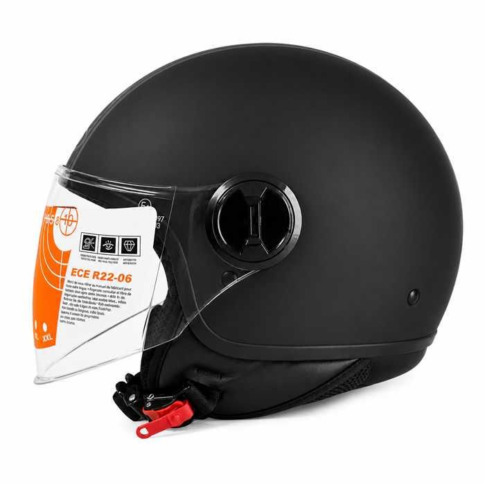 Каска за мотор с визьор YEMA, 5 размера, 3 цвята jet Helmet