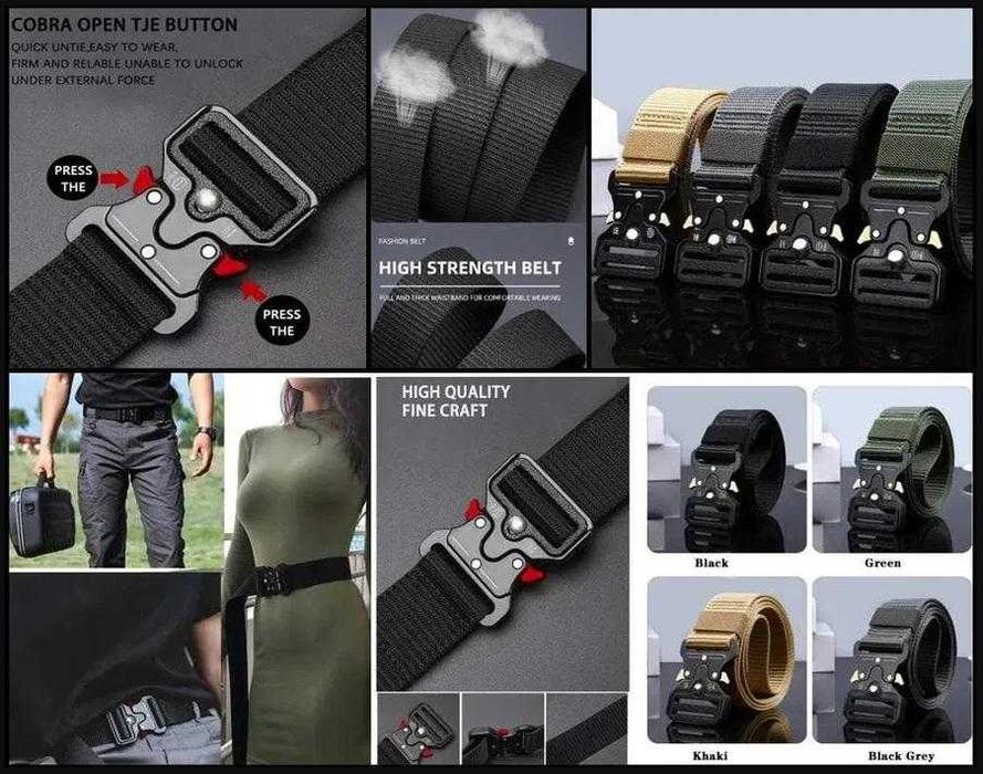 Боен Тактически Колан Airsoft Belt Стрелба Туризъм Лов Страничен Кобур