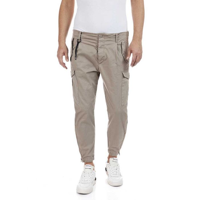 Оригинален карго панталон Replay W38 нов мъжки долнище с джобове