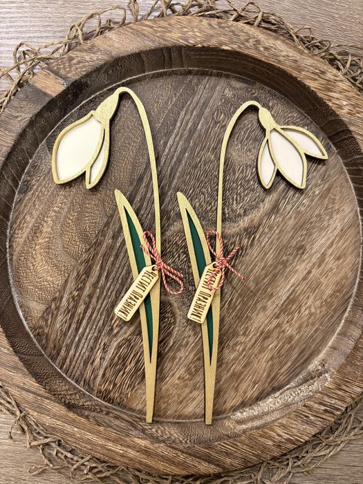 Персонализирани, ръчно рисувани, дървени цветя за различни поводи