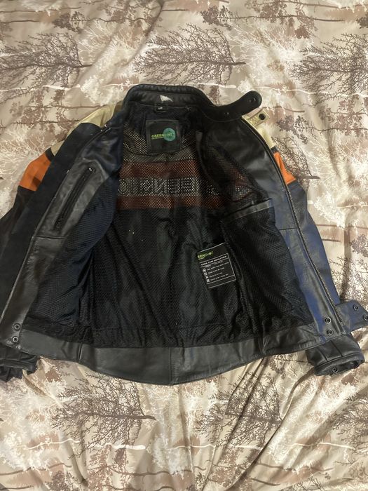 Кожено яке за мотор Greenshot