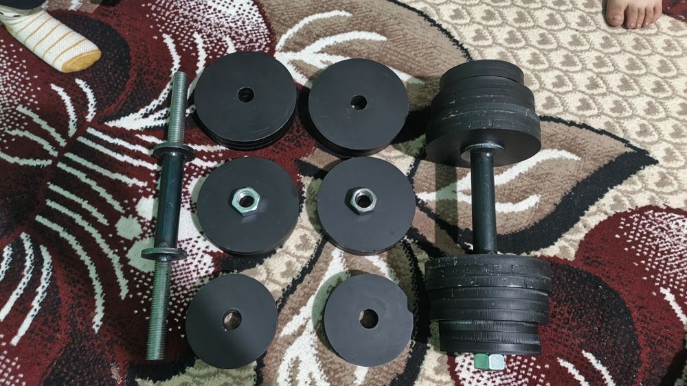 Gantel 15.5kg dan 1 juft kilosi 20 000 soʻmdan