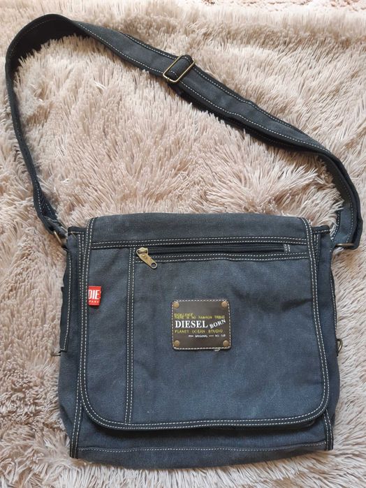 Джинсовая   мужская  сумка