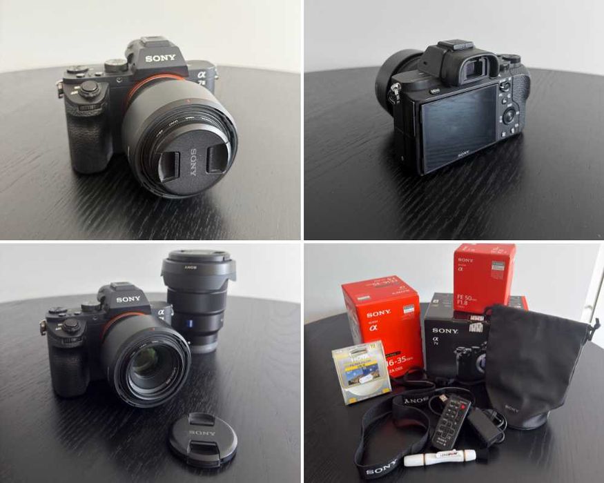 Sony A7 II + ZEISS 16–35 + 50mm + Manfrotto – пълен комплект