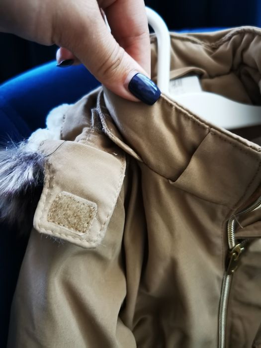 Geaca parka vătuita, mărimea 74, brand H&M