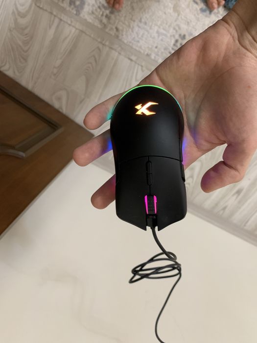 XIBERIA CM816 simli gaming mishka, RGB yoritish bilan