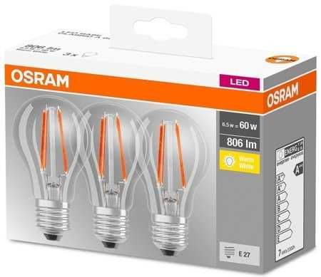 Set 3x Becuri E27 hard Osram