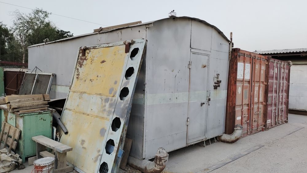 Вагончик вахтовый на салазках