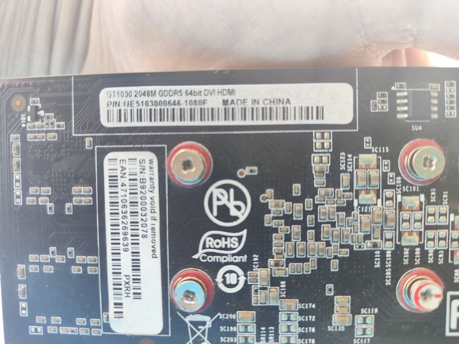 Видеокарта GT 1030 2GB