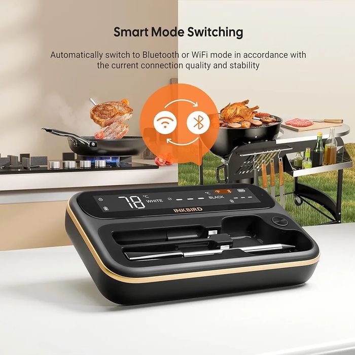 INKBIRD Smart 5GHz безжичен термометър за месо INT-12-BW, Bluetooth