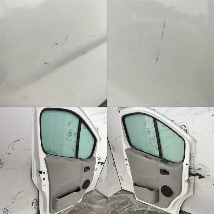 Ușă Față Stânga Opel Vivaro A Comercial Alb 93194149 2011 / [2001-2014] / (11Y)