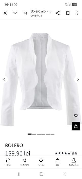 Bolero elegant Bonprix