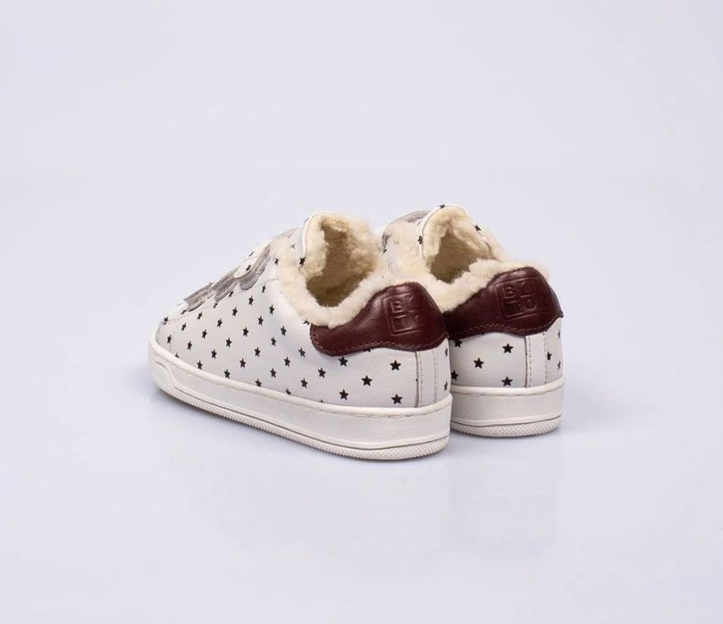 Pantofi din piele naturala imblaniti 31 NOI