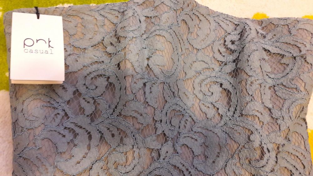 Rochie PNK noua, cu eticheta, mar.38, cu dantela si corset