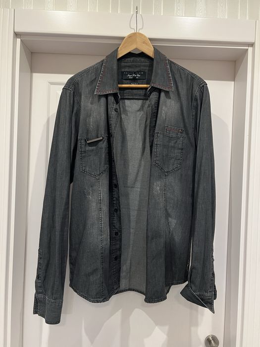 Philipp Plein original denim / мъжка риза