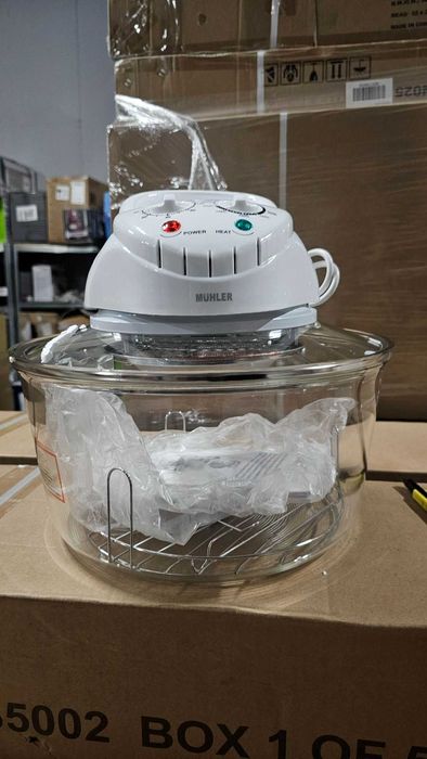 Халогенна фурна и еър фрайър 2в1 Muhler MFC-1200, Транспортен дефект