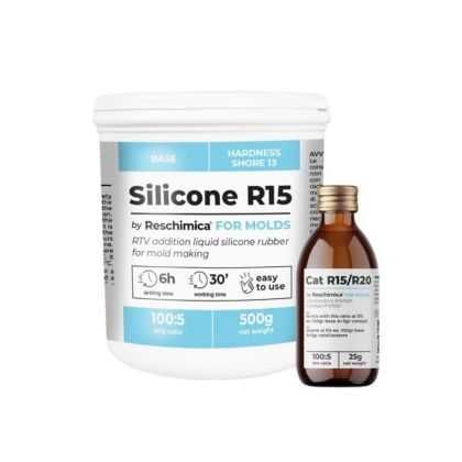 Меки и бързи форми с течен силикон за леене R15 1 кг