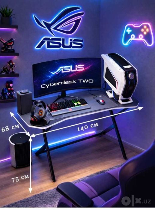 Gaming stol 2x arzonga beraman holati 1hafta ishlatilingan holos