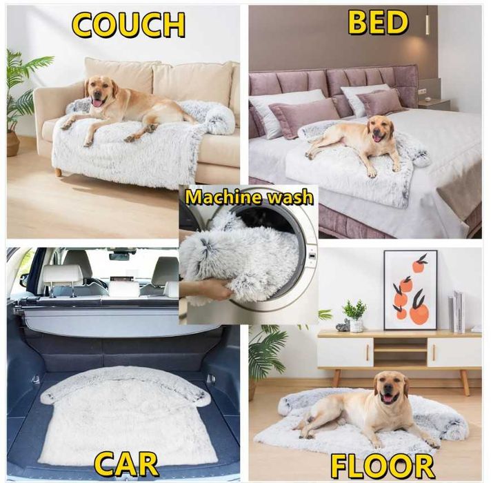 Топло легло Протектор за диван * Пухкаво и успокояващо място за кучета