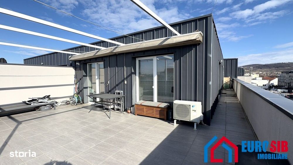 Penthouse 3 camere City Residence Sibiu cu terasă 52 mp si vedere