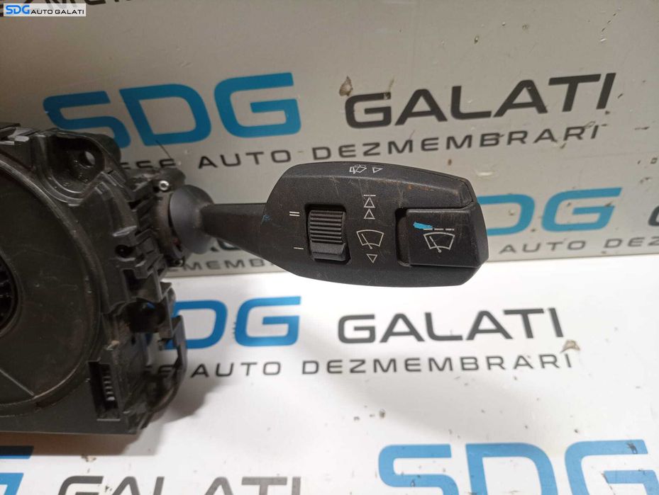 Ansamblu Maneta Manete Semnalizare Faza Lunga Scurta Stergatoare BMW Seria 3 E90 E91 320 2004 - 2011 Cod 9123032-06 [M7238]