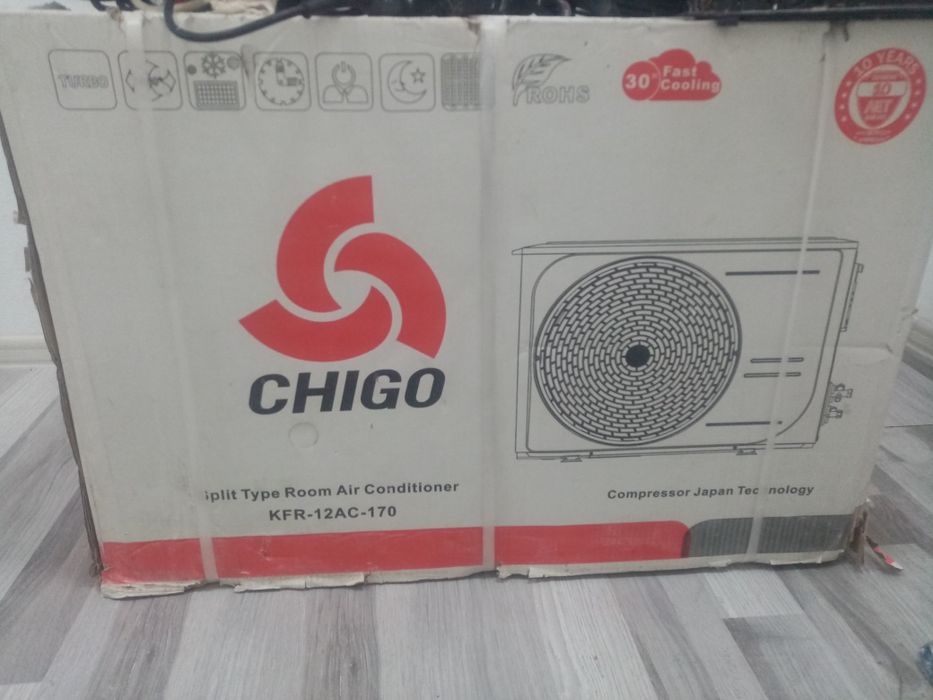 Konditsioner chigo yangi karobka