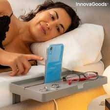 Универсален нощен рафт InnovaGoods Bedten – Подвижна поставка за легло