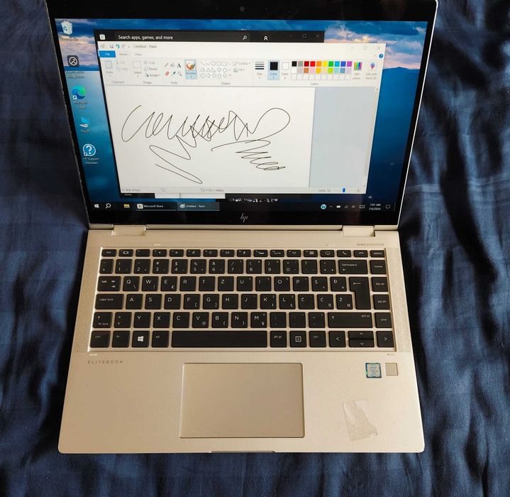 Tableta / Laptop 2 in 1 HP Elitebook 1040 G6 Ecran 14 i5 gen 8  SSD 256 Audi B&O Metal