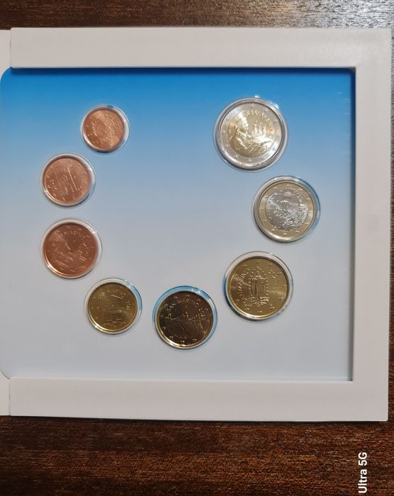 Евро сет Сан Марино 2025- Card Coin 24\25  SM