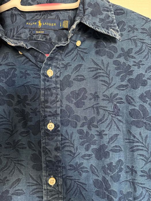 Риза с дълъг ръкав Polo Ralph Lauren S slim fit