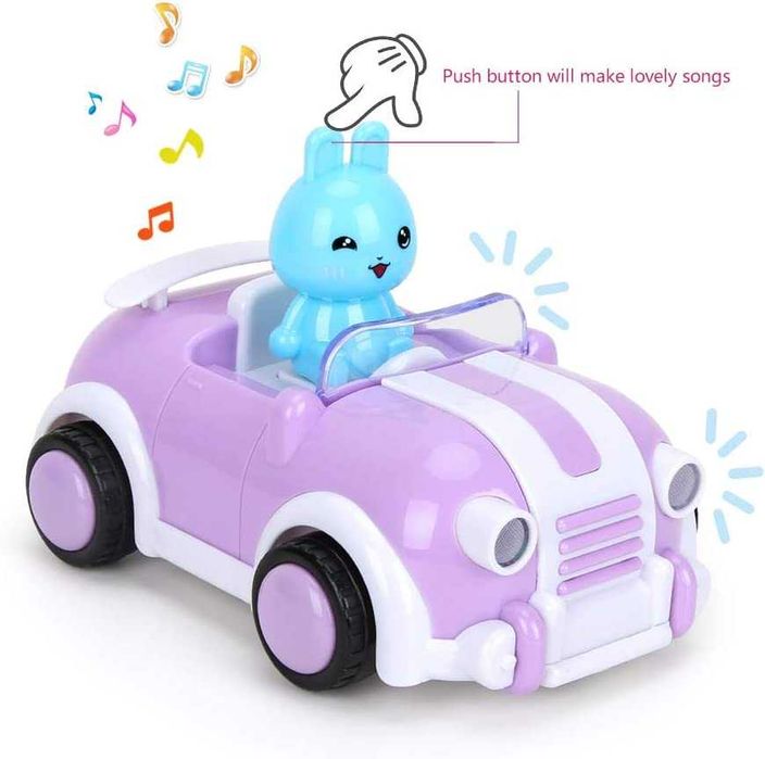 Електрическа радиоуправляема състезателна кола,светлини ,дистанционно