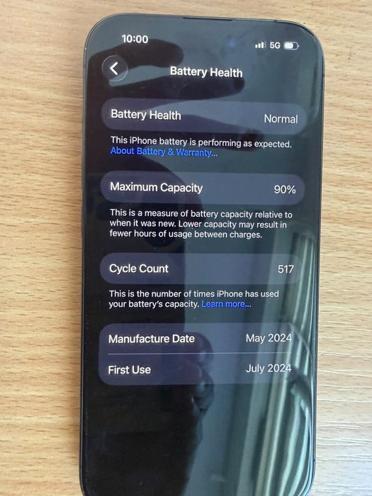 Vand Iphone 15 pro