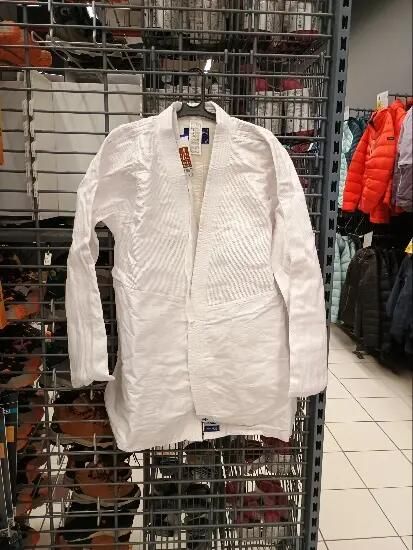 Kimono de judo ușor și rezistent Alb - produs resigilat Decathlon