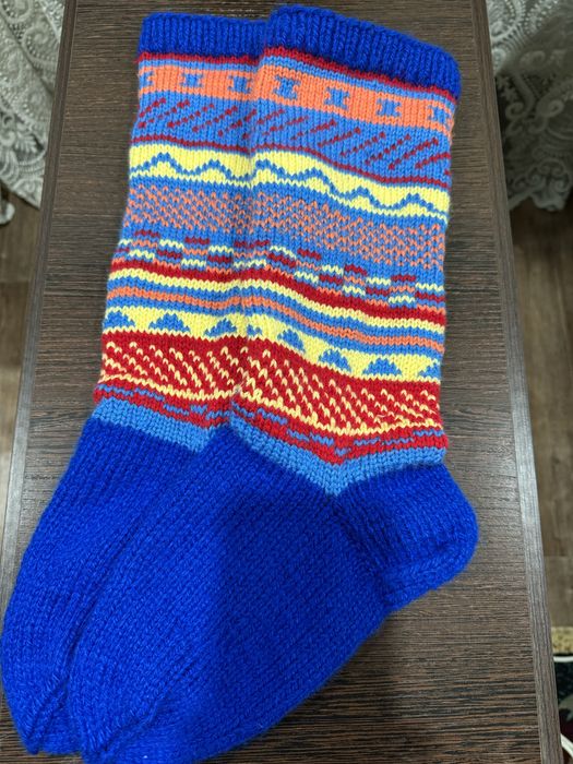 Гольфы ручного вязания