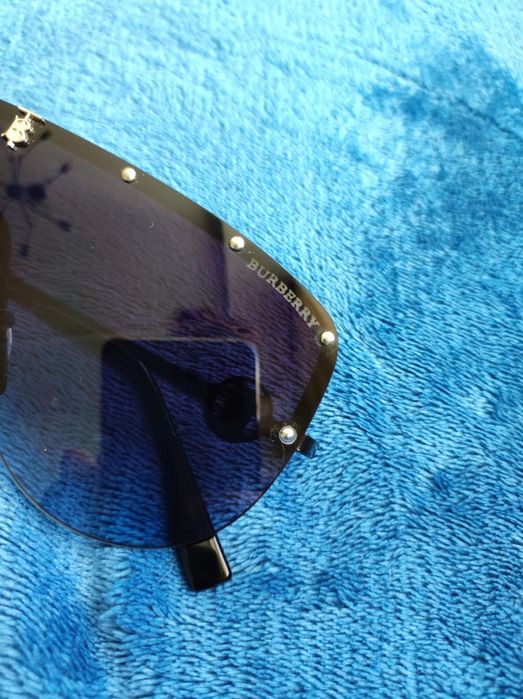 Burberry rimless shield sunglasses