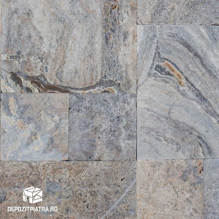 Travertin, Marmură si piatră