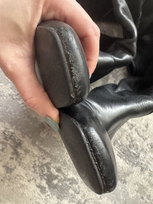 Cizme piele stradivarius