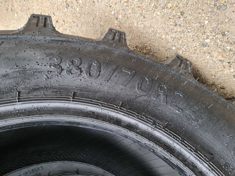 Cauciucuri noi 380/70R24 marca GRI anvelope radiale tractor fata FIAT