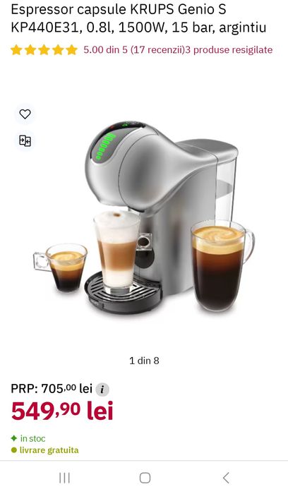 Espresor Nescafe Dolce Gusto
