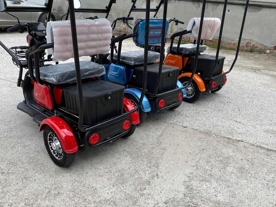 Електрически триместни триколки X1+ 1500-1000W/ 48V/ 20Ah