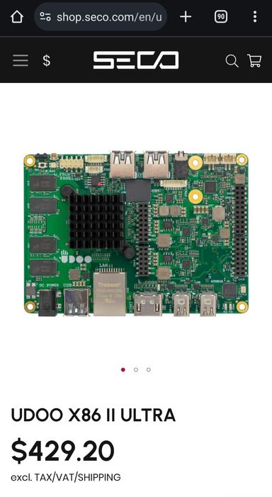 Calculator UDOO SBC II X86 Ultra