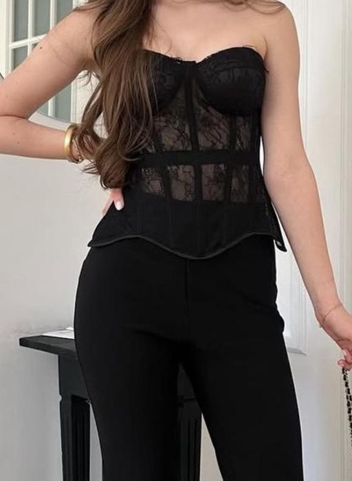 Корсет черная на вечер