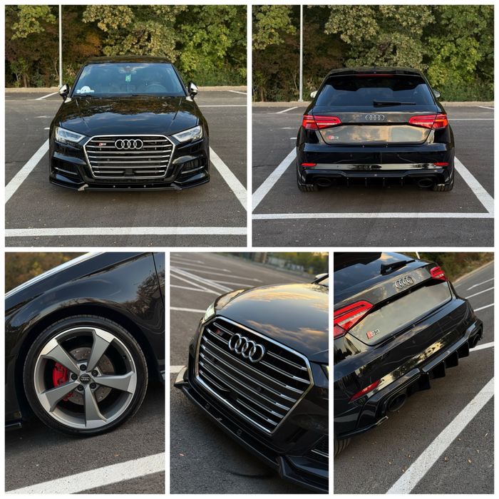 Audi S3/2018/2.0TFSI *Quattro*/*S-tronic*/*Euro6*/Matrix/Magnetic Ride/Sisteme/Carbon